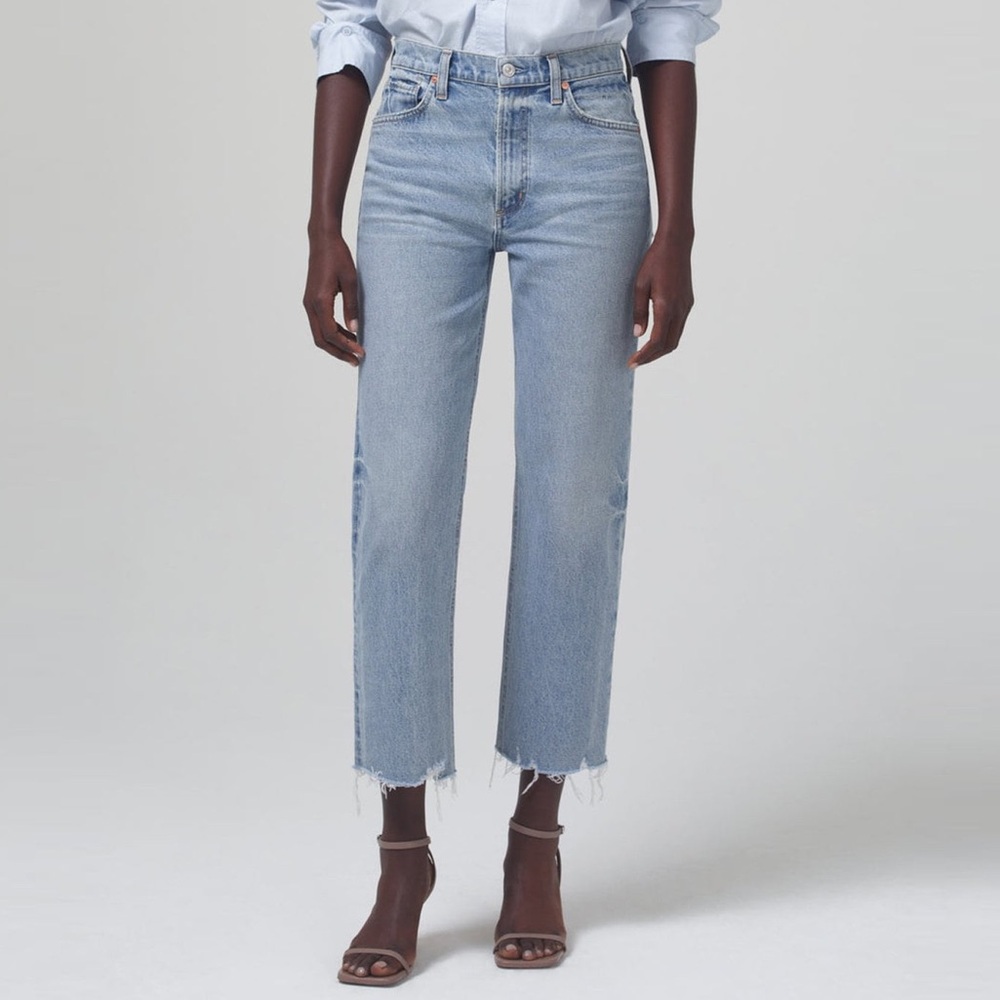 Citizen of Humanity Daphne Crop Jeans Women's Light Blue Jeans 25 Good Condition